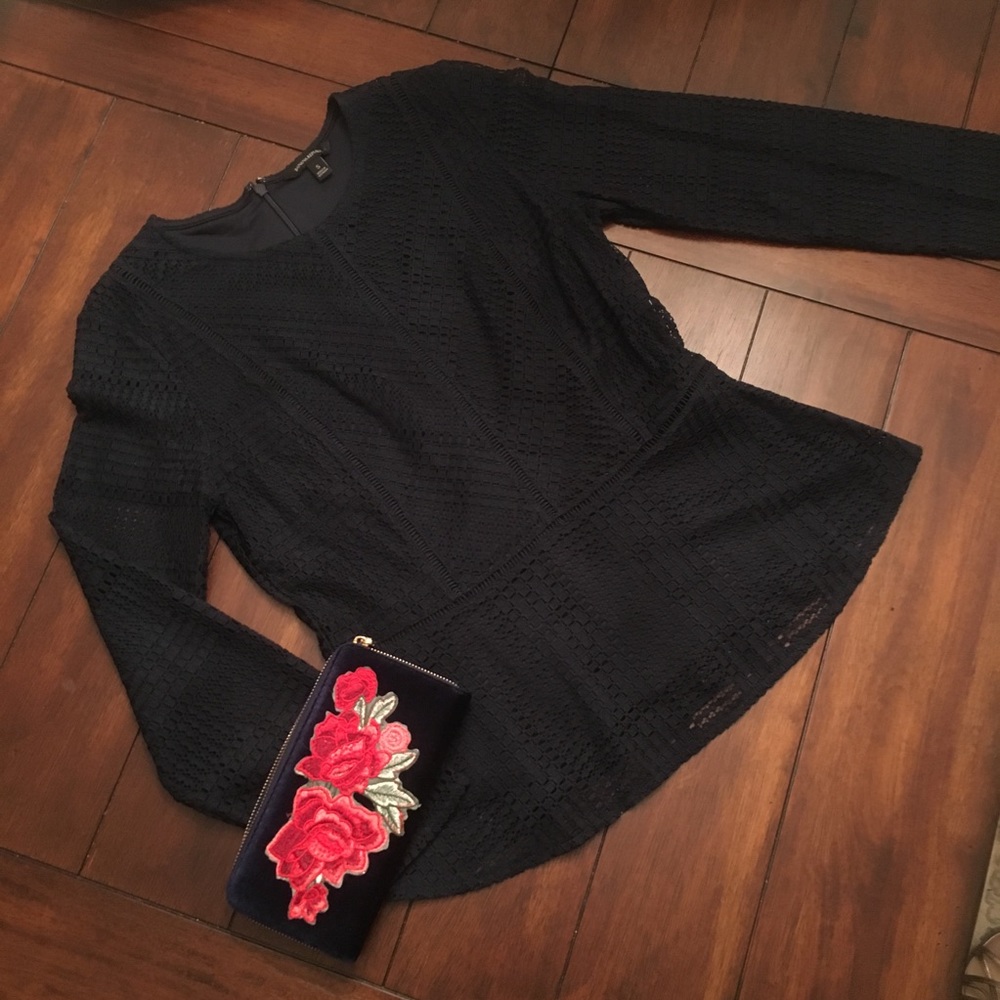 Navy Blue Banana Republic Top